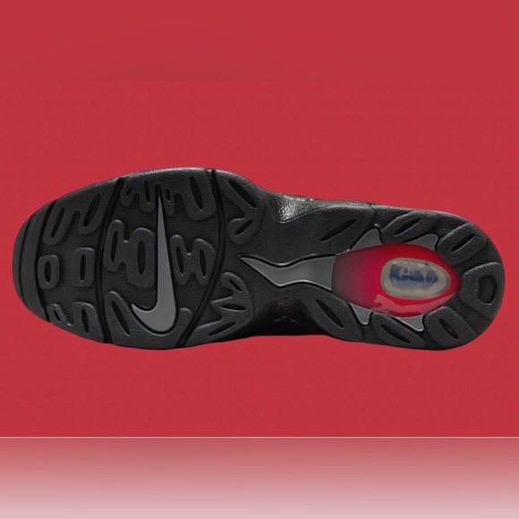 Nike Air DT Max '96 Falcons Black Team Anthracite Fire Red HQ3620-010 sz 12 Men - Picture 6 of 7